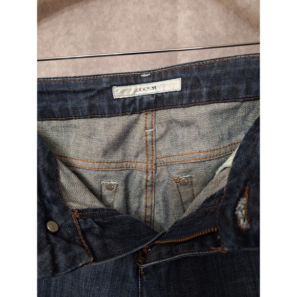 Joe's Jeans Womens Sz 32 Honey Fit Wide Leg Blue Denim Bohemian Western Grunge - Picture 9 of 12